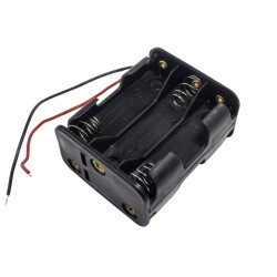 6-Pack AA Battery Holder - Double-Sided 