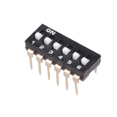 6-Pin Entegre Tip Dip Switch - 1
