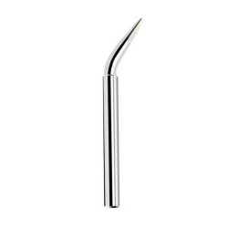 60W Curved B Type Soldering Iron Tip - Silver - 1