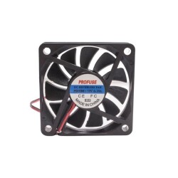 60x60x10mm 12V 0.13A Fan 2 Kablolu