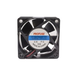 60x60x25mm 12V 0.20A Fan 2 Wire - Profuse