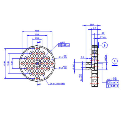 62x14mm Tekerlek - TT Motor ve mBot Uyumlu - 3