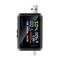 6527-Q Multifunction USB Digital Tester - Voltage and Current Meter - 2