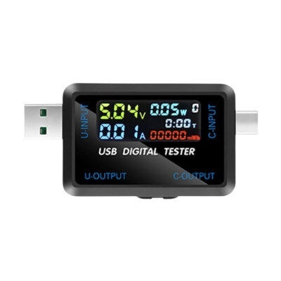 6527-Q Multifunction USB Digital Tester - Voltage and Current Meter - 1