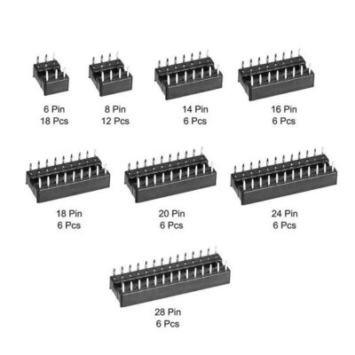 66-Piece DIP Integrated Circuit Socket Set - 2