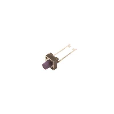 6X6X7mm 2 Pinli Uzun Bacaklı Mor Tact Switch - 1