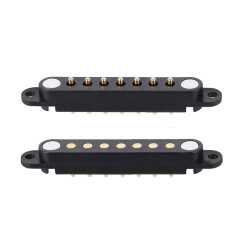 7-Pin 2.54mm Pogo Pin Manyetik Konnektör Takımı - Kulaklı