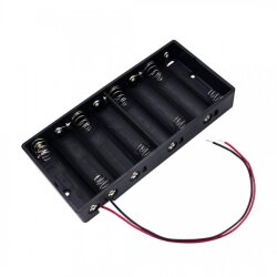 8-Pack AA Battery Holder 
