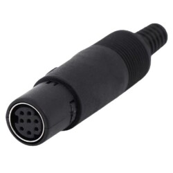 8 Pin Female Mini DIN Connector - Motorobit