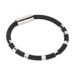 8 Ring Negative Ion Antistatic Silicone Bracelet - 180mm - 2