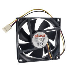 80x80x25mm 12V 0.18A Fan with 3 Wires - 1