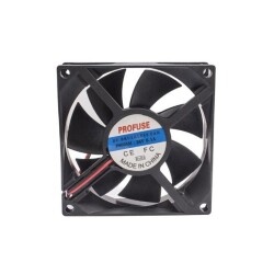 80x80x25mm 24V 0.10A Fan 2 Wire - Profuse