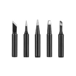 900M-T 5-Piece Soldering Iron Tip Set - Black 