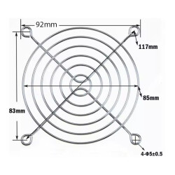92x92mm Fan Grill - 2