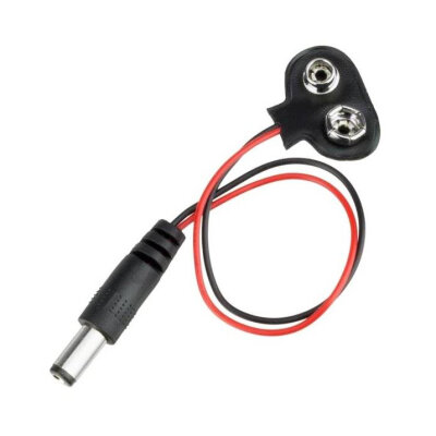 9V Jacklı Pil Soketi - T-Tip - 2