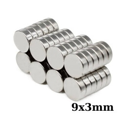 9x3mm Neodyum Güçlü Mıknatıs - Neodim Magnet