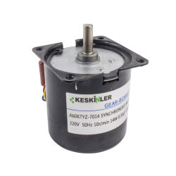 A60-KTYZ 10RPM 14W AC Senkron Motor 