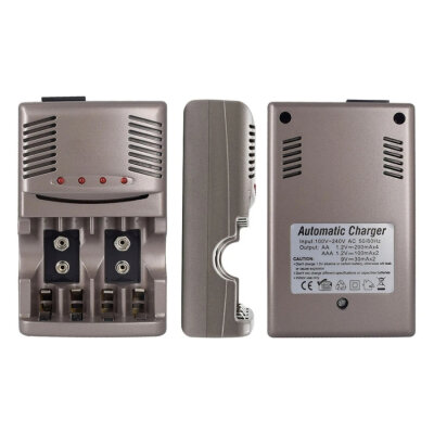 AA/AAA/9V Şarj Edilebilir Pil Uyumlu Şarj Cihazı - 5