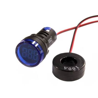 AD136-22DSA-M 100A Ammeter - Blue - 1