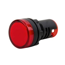 AD16-22DS 220-380V AC Signal Lamp - Red 