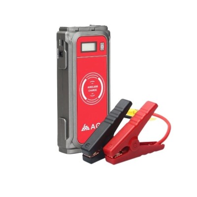 AGA-A38 12000mAh Çok Fonksiyonlu Jump Starter Taşınabilir Akü Takviye Cihazı - 1