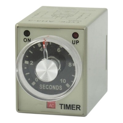 AH3-3 AC 220V Delayed DPDT Digital Time Relay - 10M - 1