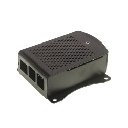 Alüminyum Raspberry Pi B+/2/3 Uyumlu Kutu - Siyah 