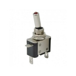 ASW-07D Illuminated Toggle Switch 12V 