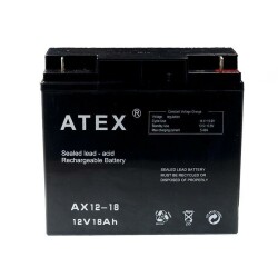 Atex 12V 18Ah Akü 