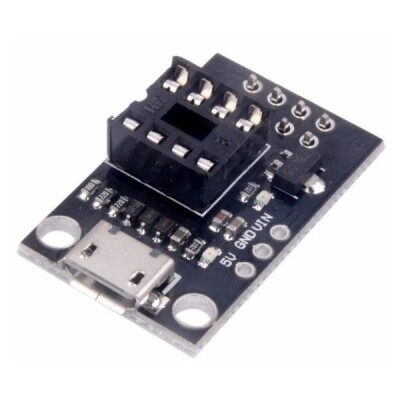 ATtiny13A/ATtiny25/ATtiny45/ATtiny85 USB Development and Programming Card - 1