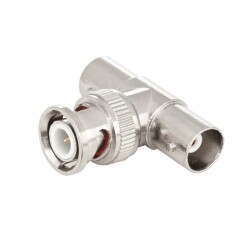 BNC Male to Female Female T Connector - Motorobit