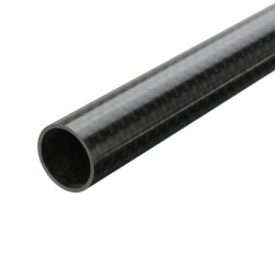 Carbon Fiber Pipe 3K 30x28x500mm 