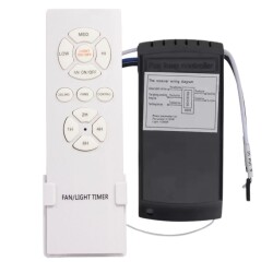 Ceiling Fan Remote Control Set with Timer 