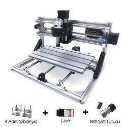 CNC2418 5500mW Lazerli CNC Makinesi - Kesim Tezgahı - 2