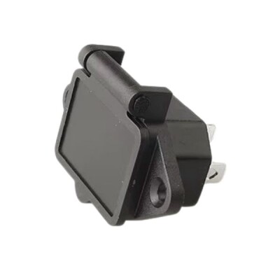 Covered Male Power Socket Triple Ear - 2