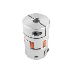 D40L66 Aluminum Coupling 10mmx10mm - 2