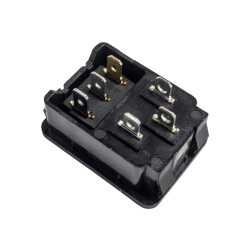 DB-14 Erkek Power Soketi Kırmızı Işıklı Anahtarlı - 2