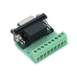 DB9 9-Pin Female Terminal Block Adapter - 2