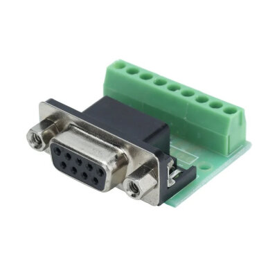 DB9 9-Pin Female Terminal Block Adapter - 1