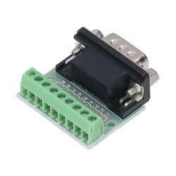 DB9 9-Pin Male Terminal Block Adapter - 2