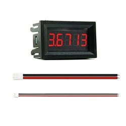 DC 0-3.0000A High Precision Digital Ammeter - Red - 2