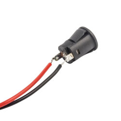 DC-022E 5.5x2.1mm DC Jack Chassis with Cable - 2