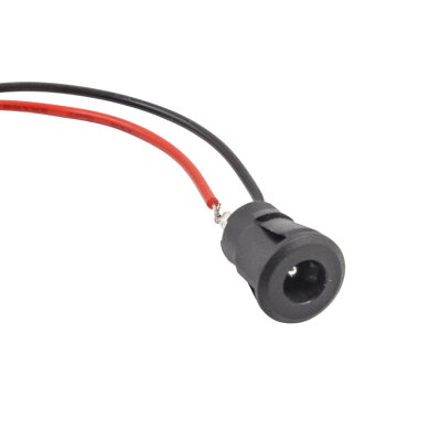 DC-022E 5.5x2.1mm DC Jack Chassis with Cable - 3