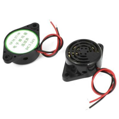 Devreli Buzzer 3-24V 90dB Siren 30mm - 2