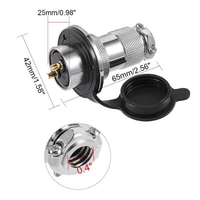 DF25 10 Pin 25mm Waterproof Connector Kit - 2