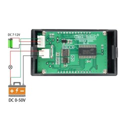 Digital DC 0-100V 0-10A Voltmeter Ammeter - 3