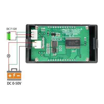 Digital DC 0-100V 0-10A Voltmeter Ammeter - 3