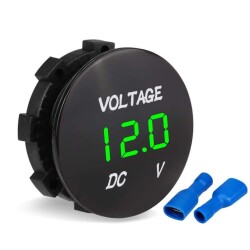 Digital Voltage Indicator 6-30V Green / A06 