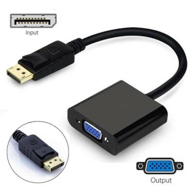 Display Port - VGA Çevirici Dönüştürücü Adaptör - 1