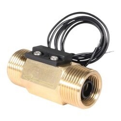 DN20 G3/4" DC 24V 10W Water Flow Sensor